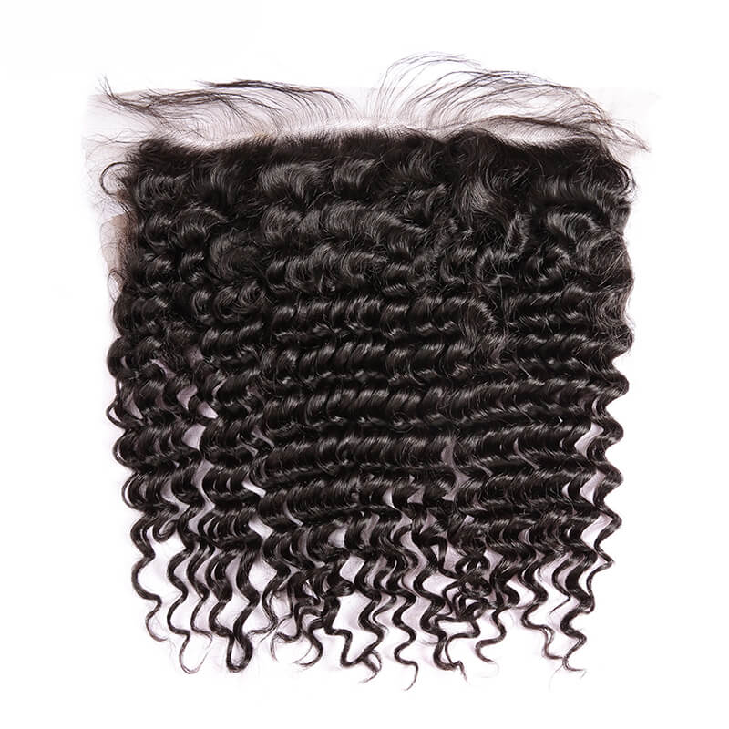 13x4 Deep curly frontal